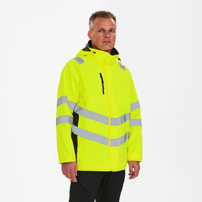 Engel Safety parka shelljack 1145-930 - Hi-vis Yellow / Black - L