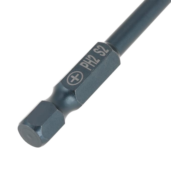 10 stuks S2 Staal Kruiskop PH2 Schroevendraaier Bits Set 1/4 inch Zeskant Schacht 100mm