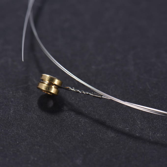 Orphee TX-1 Single String Vervanging voor Akoestische Folk Gitaar 1e E-Snaar (.010) 10-Pack Koolhydraatarm 012