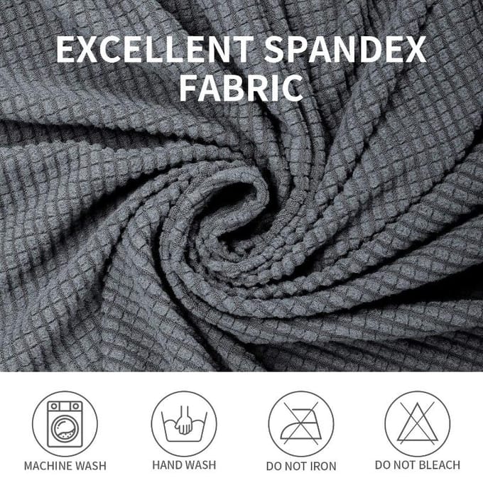 Stretch Jacquard Eetkamerstoel Stoelhoezen Afneembare Wasbare Elastische Gestoffeerde Eetkamerstoel Kussenhoes