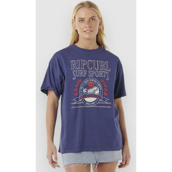 Rip Curl Surf Dept. Heritage T-Shirt blauw