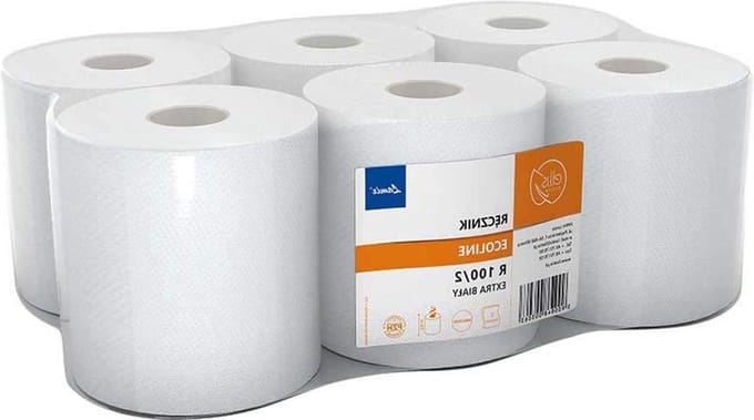 Papieren handdoeken wit 6 stuks - Laminx Hla-Remak-100 Ellis EcoLine