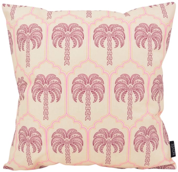 NOVÉE Summer palm outdoor kussenhoes | 45x45 cm | katoen/polyester
