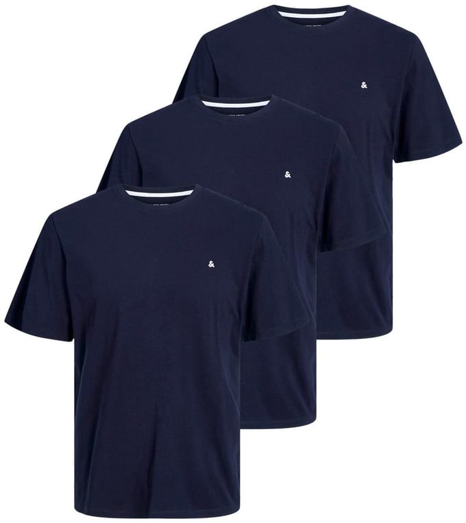 Jack & Jones Heren t-shirt 3 pack Essentials