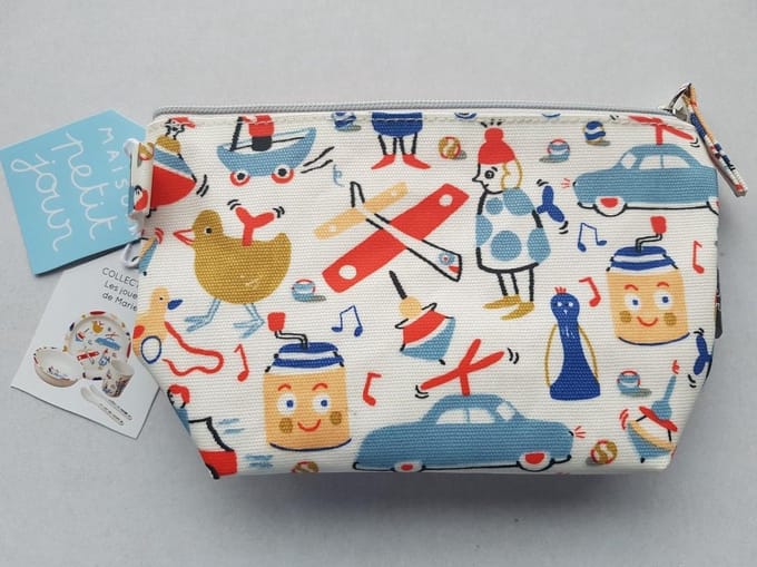 Etui  blikken speelgoed 21cm lang  13 cm hoog