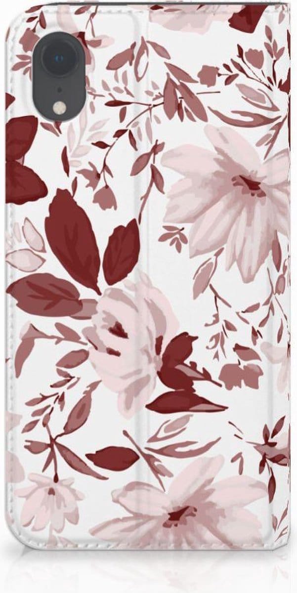 Bookcase Apple iPhone Xr Watercolor Flowers
