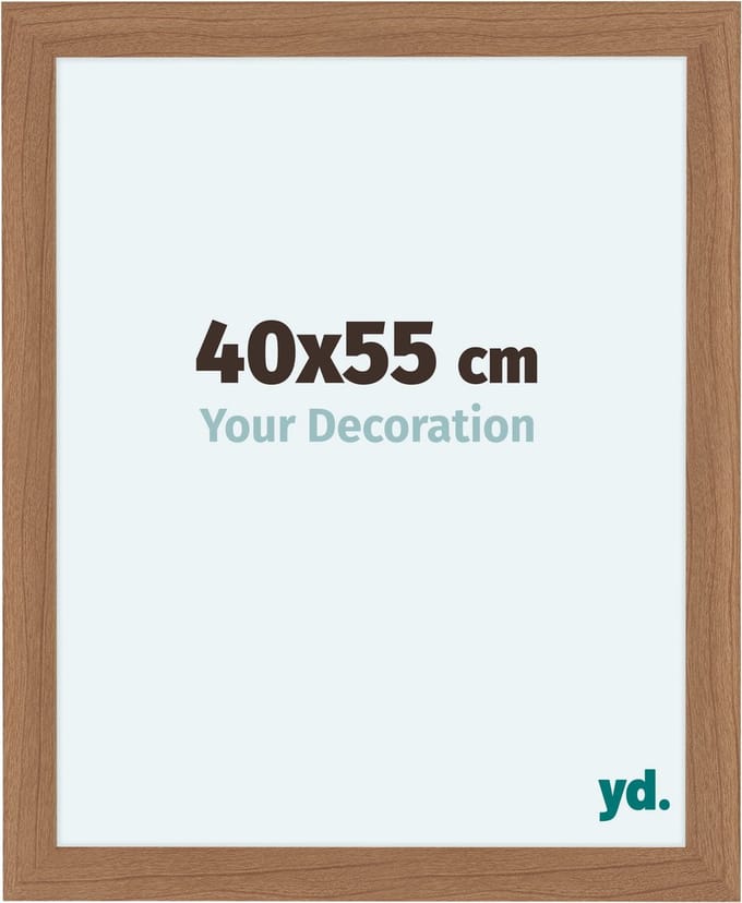 Your Decoration - Fotolijst 40x55 cm - MDF - Notenhout Licht - Como