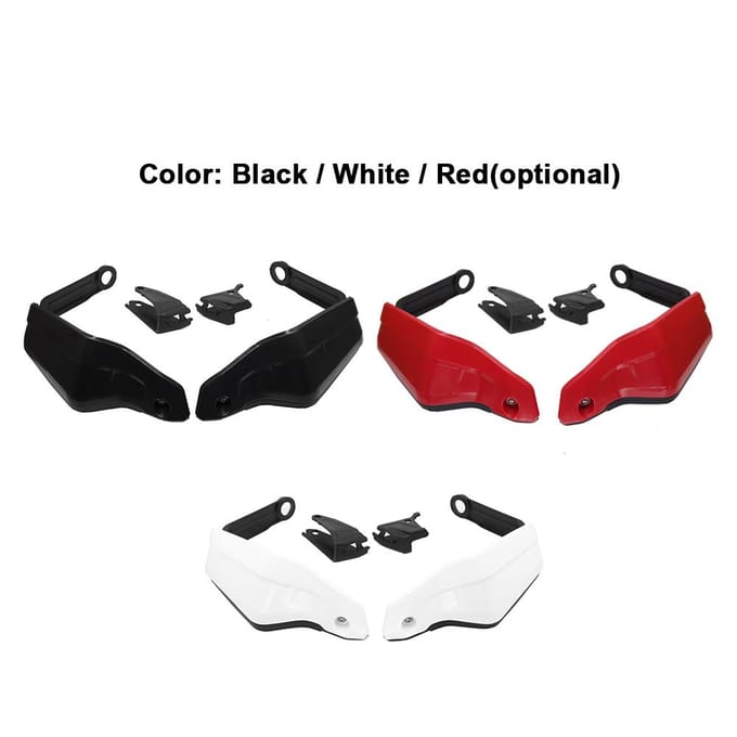 Motor Handbeschermers Hand Schild Beschermer Handkappen Windscherm Vervanging voor CRF1100L rood