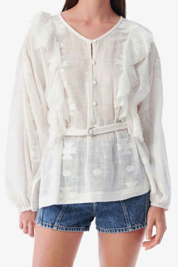 IRO Paris Arlize Top White Taglia: 40 | Magliette intime Outlet | Donna | Bianco