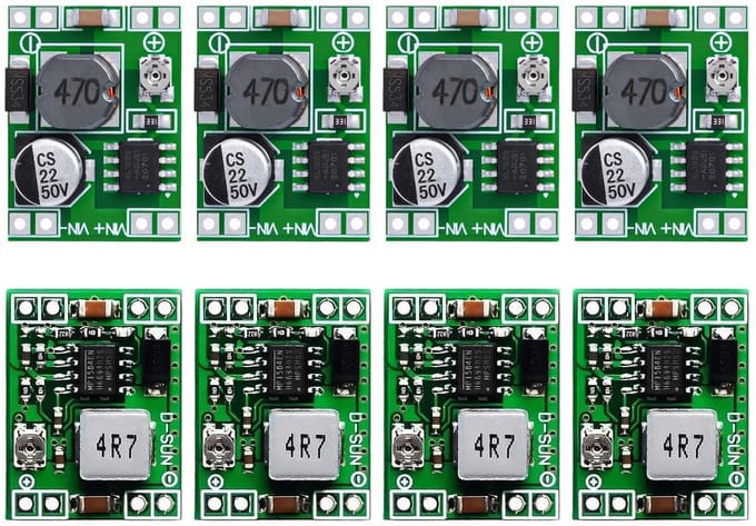 Instelbare Step Down Buck Converter Module 4.5-28V naar 0.8-20V DC-DC Spanningsregelaar