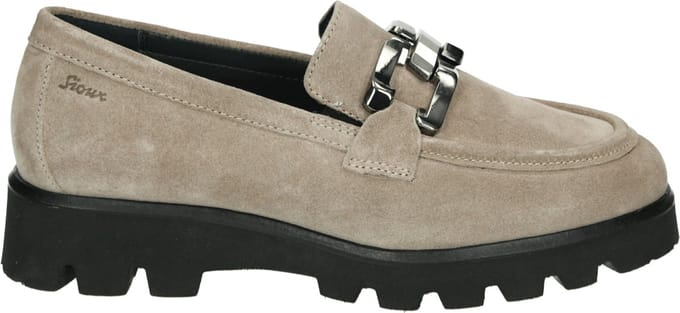 Sioux - MEREDIRA-751-H - Instappers - Kleur: Taupe - Maat: 38