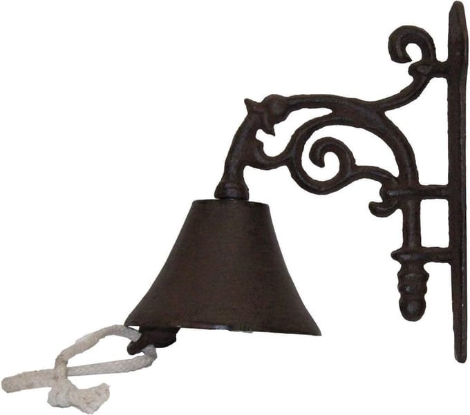 Homescapes Deurbel Gietijzeren ornament