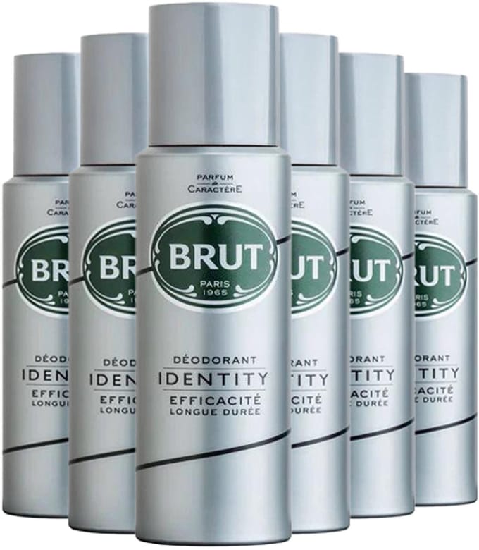 6x Brut Deodorant Identity 200 ml