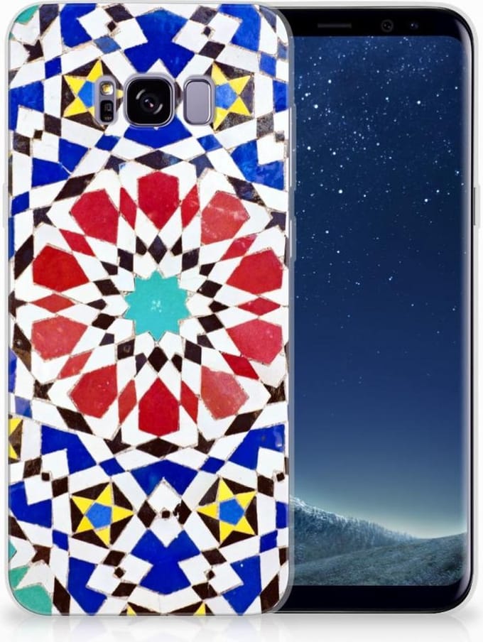 Samsung Galaxy S8 Plus TPU Siliconen Hoesje Mozaïek