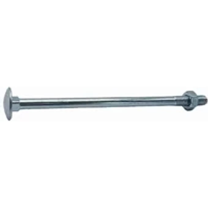 Sencys Slotbout Met Moer M6x120mm Per 6 Gegalvaniseerd