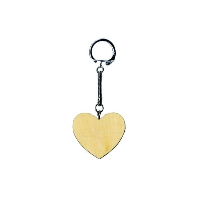 Hartje sleutelhanger - 4.5x4 cm - Artemio