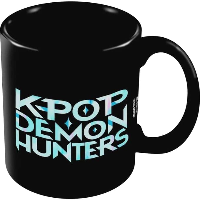 K-Pop Demon Hunters Logo Mok (Zwart)