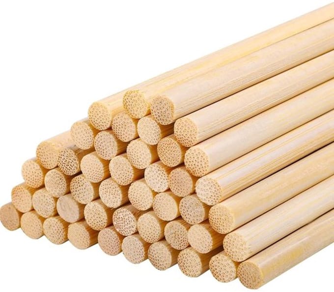 Allecto - Houten Stokken - Bamboe Stokken - Voor Modelbouw en