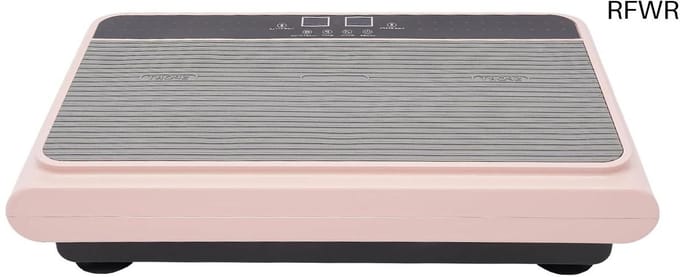 Trilplaat - Vibratieplatform - Thuislichaamstraining - 99 Trillingsniveaus - 54x33x12 cm - Roze