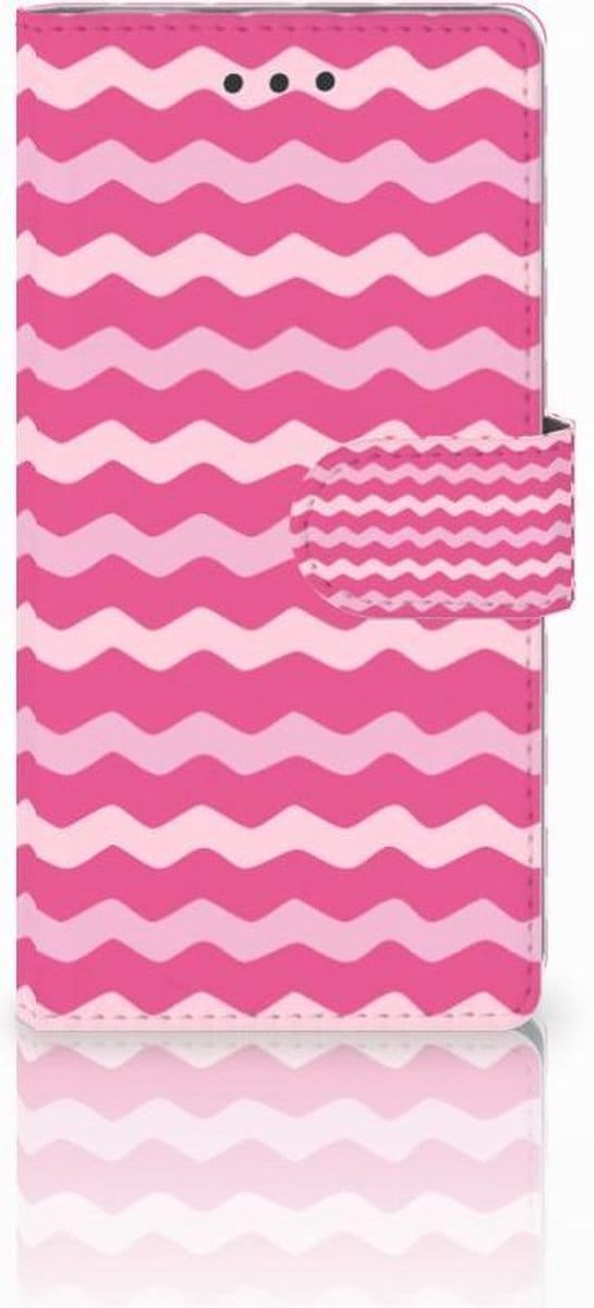 Huawei Ascend P8 Lite Telefoon Hoesje Waves Pink