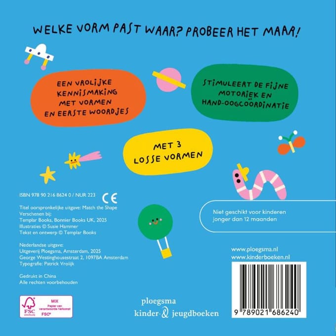 Boek Vind de vorm speel en ontdekboek