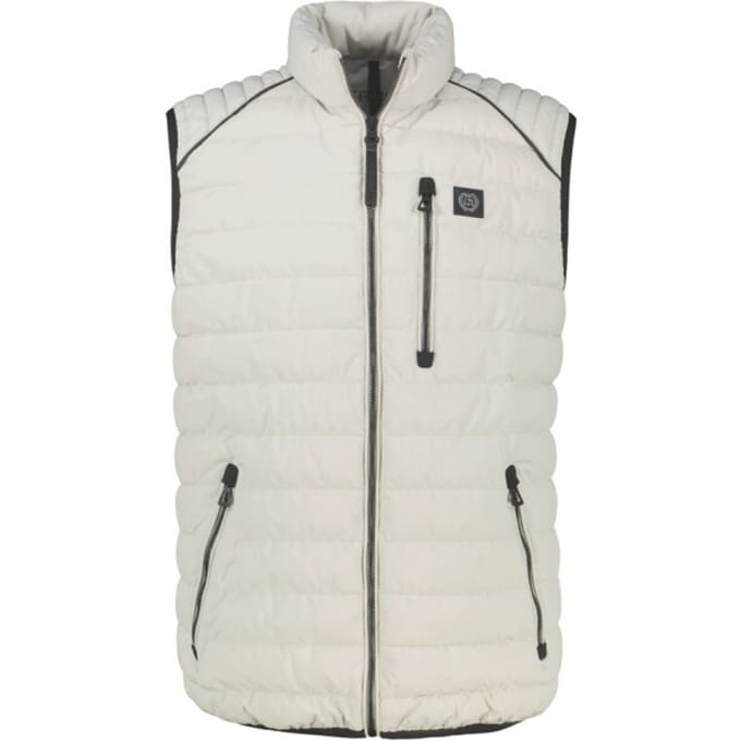 Lerros - Bodywarmer - Heren - XL - 120 PEARL GREY - Polyester - 25D7313