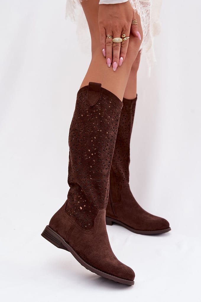 Aria Boho Boots - Donkerbruin / 38