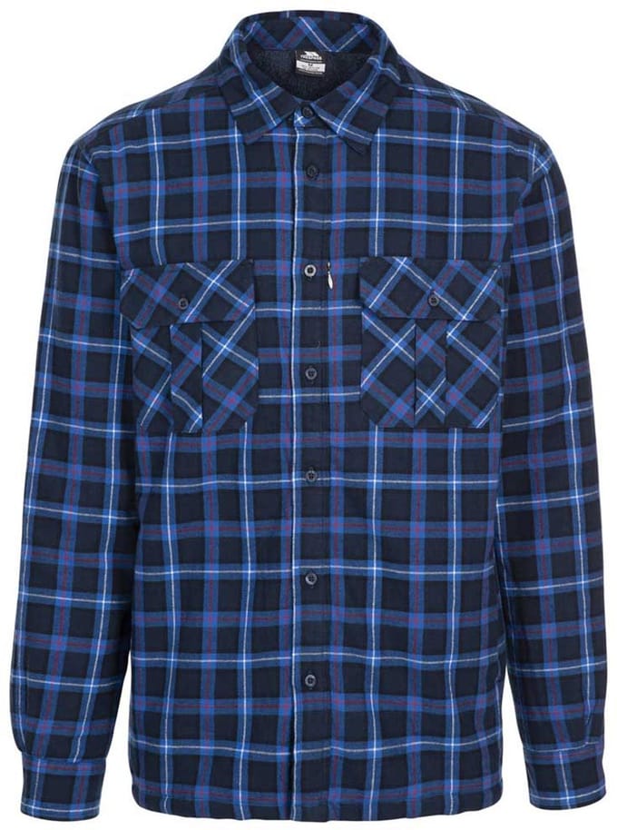 Trespass Rapeseed - Heren geruit overhemd donkerblauw geruit - XS