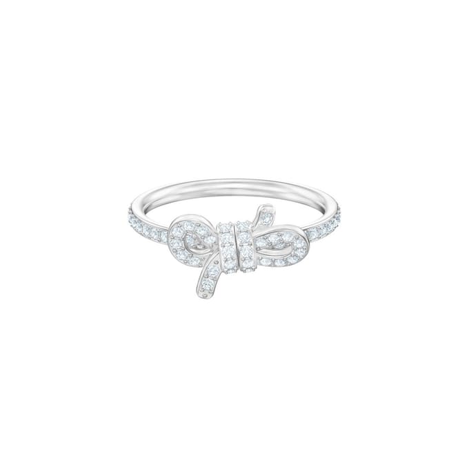 Swarovski Strik Ring Damesringen Zilver 5474934+5474933+5457269 Box (Random Color),60 white