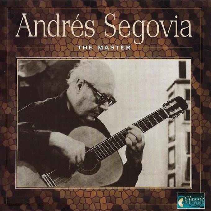 CD SEGOVIA, ANDR - Master  CO3544 Classic Options 2004 Europa Klassiek Gebruikt brown