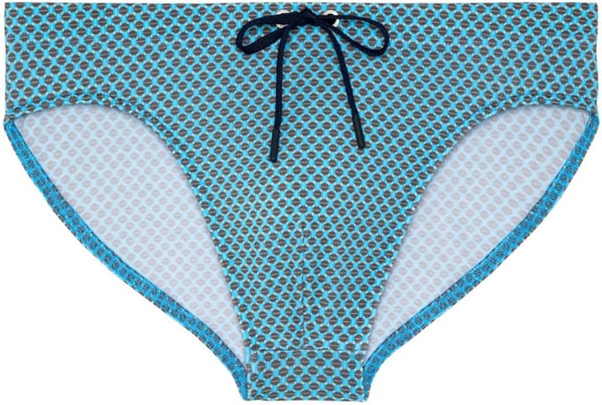 HOM - Cappuccino Swim mini briefs - Blue Print - mannen - M