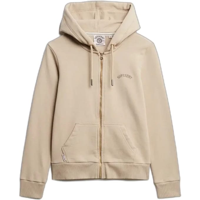 Superdry - Essential Logo hoodie met rits - Dames - Hoodies