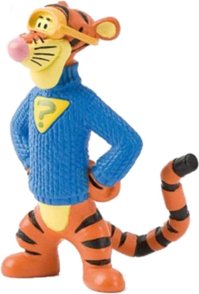 Winnie de Poeh’s Teigetje als detective - Disney speelfiguurtje - taartdecoratie 7cm