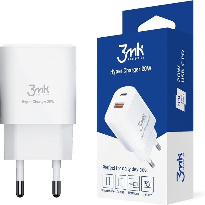 3mk Hyper Charger White Netlader 20W