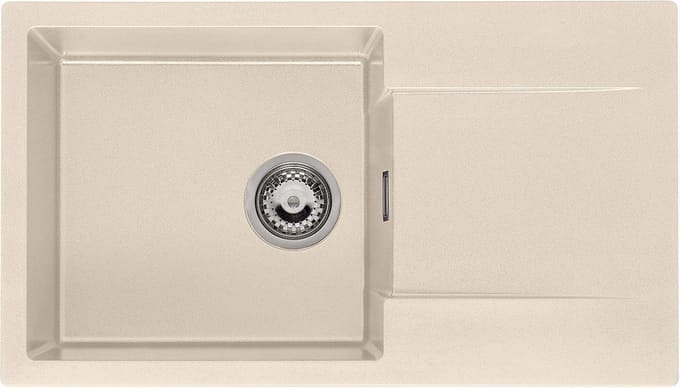 Reginox Amsterdam 43 spoelbak 76x43,5cm Caffe Silvery