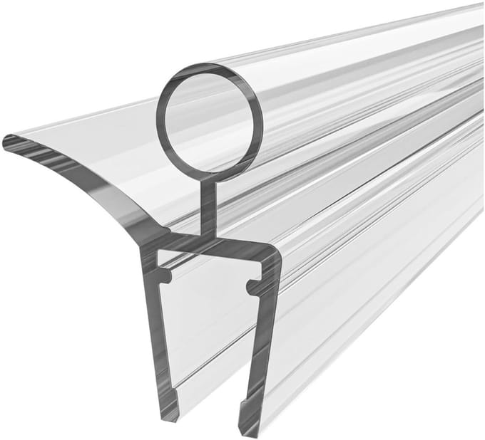 Douchedeur Strip Onderzijde - Douchedeurafdichting - Lekstrip - Transparent