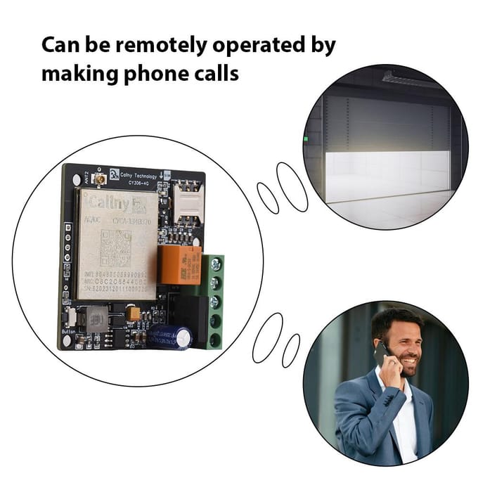 GSM-deurtoegangscontrolesysteem Mini multifunctionele toegangscontrolecontroller Paneelondersteuning 4G zwart