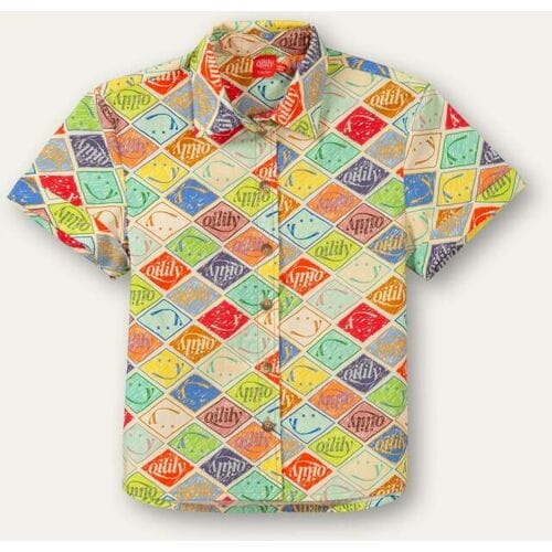 Oilily Bikkel Blouse- maat152/12yr Blauwprint