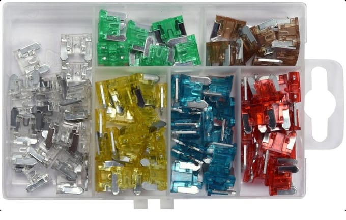 YATO mini autozekeringen assortiment - zekeringenset - YT-83145 - 100 stuks