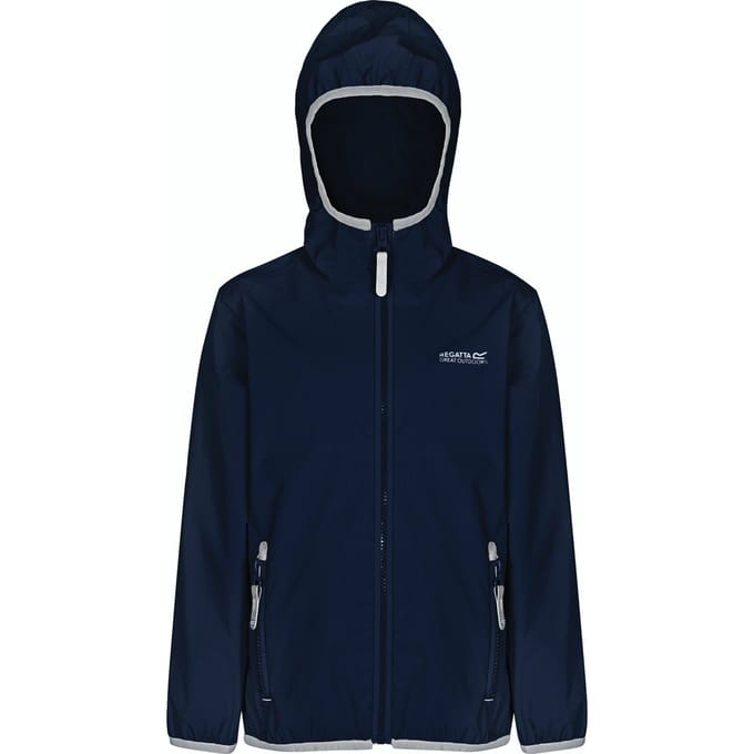 Regatta Groot buitenshuis kinderen/kinderen lever ii packaway rain jacket