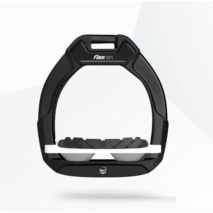 Veiligheids zadels met helling Grip Zwart/Wit/Grijs voor kinderen Flex-On Safe-On