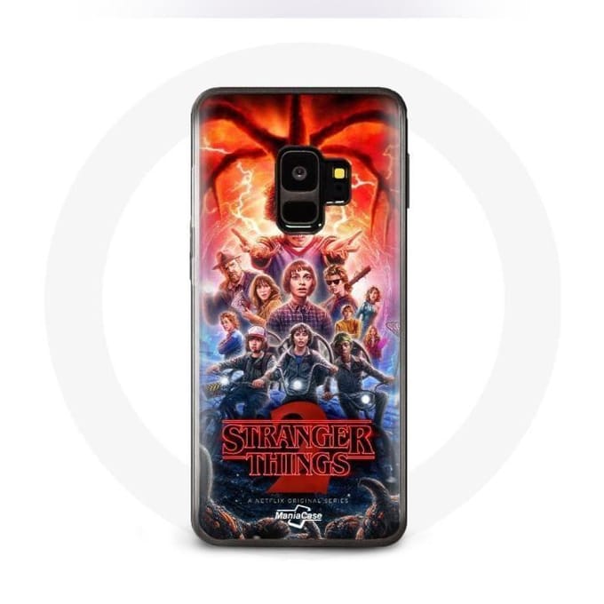 Coque pour Samsung Galaxy S9 plus Stranger Things Affiche Saison 2