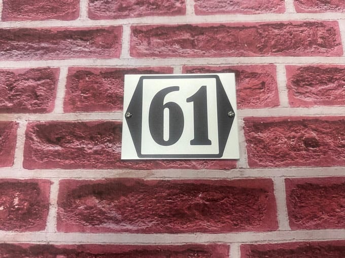 huisnummer 61 klassiek