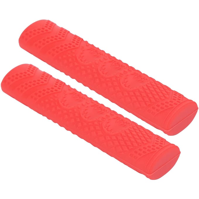 Manchon de poignée de frein antidérapant en silicone pour vélo universel, protection de levier de frein à main(rouge ) rouge
