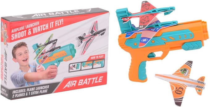 Vliegtuig lanceer blaster met drie Spellen voor buiten