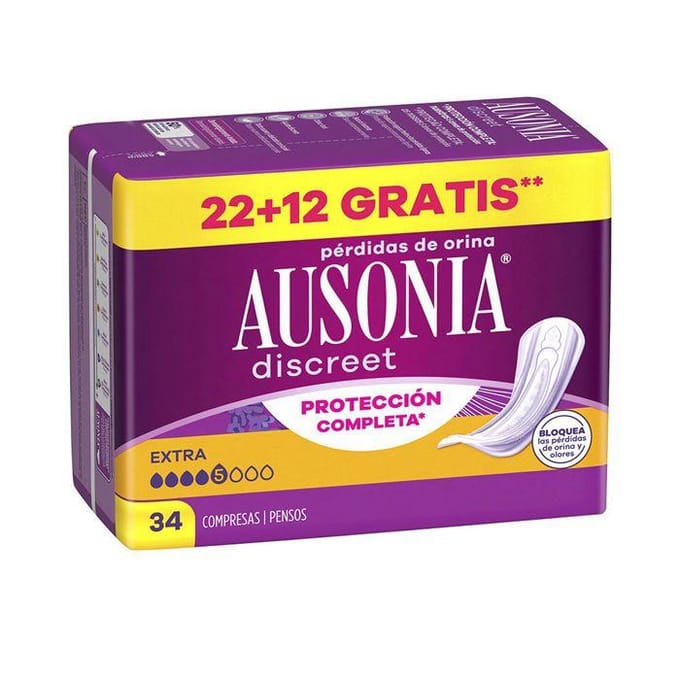 AUSONIA DISCREET Inlegkruisjes extra 34 stuks