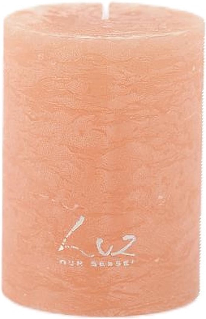 Rasteli Luz Your Senses Stomp Kaars Peach Nougat D 6 cm H 8 cm Voordeelaanbod Per 2 Stuks