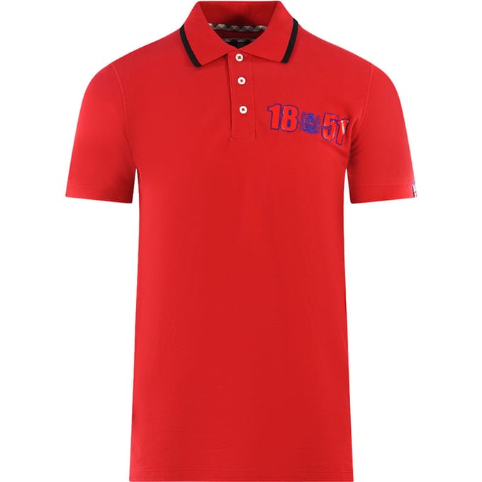 Aquascutum London 1851 Red Polo Shirt