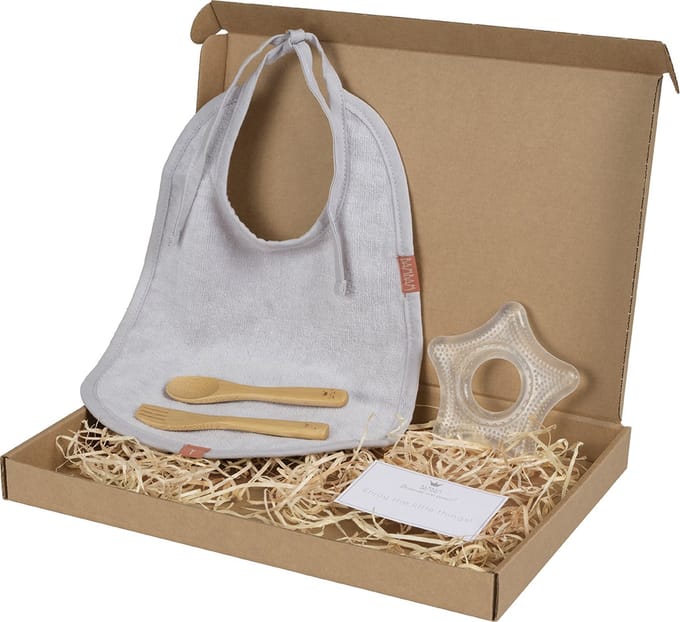 BAMBAM Giftbox Organic Dinner Time Grey