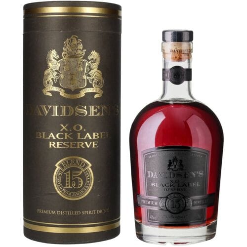 Davidsen's 15 X.O. Black Label Reserve 40% Vol. 0,7l in geschenkverpakking